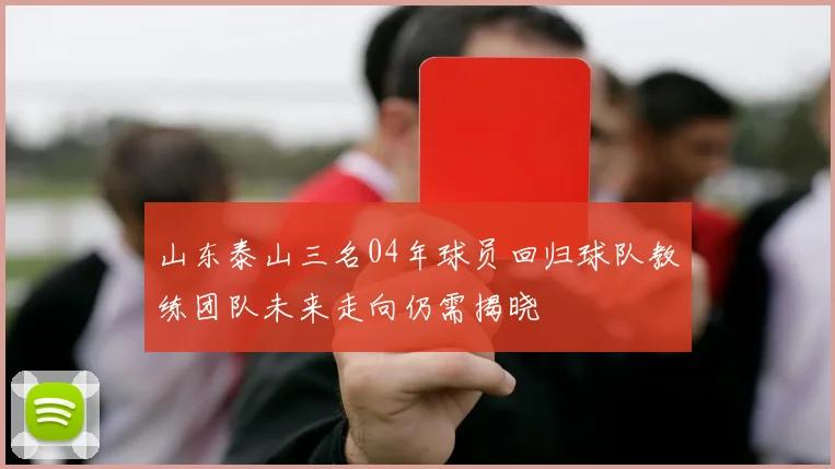 山东泰山三名04年球员回归球队教练团队未来走向仍需揭晓